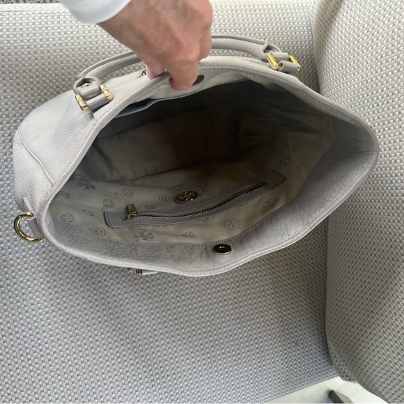 Tory Burch leather grey tote - Picture 7 of 9